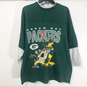 Vintage RARE 90s Looney Toons x NFL Packers